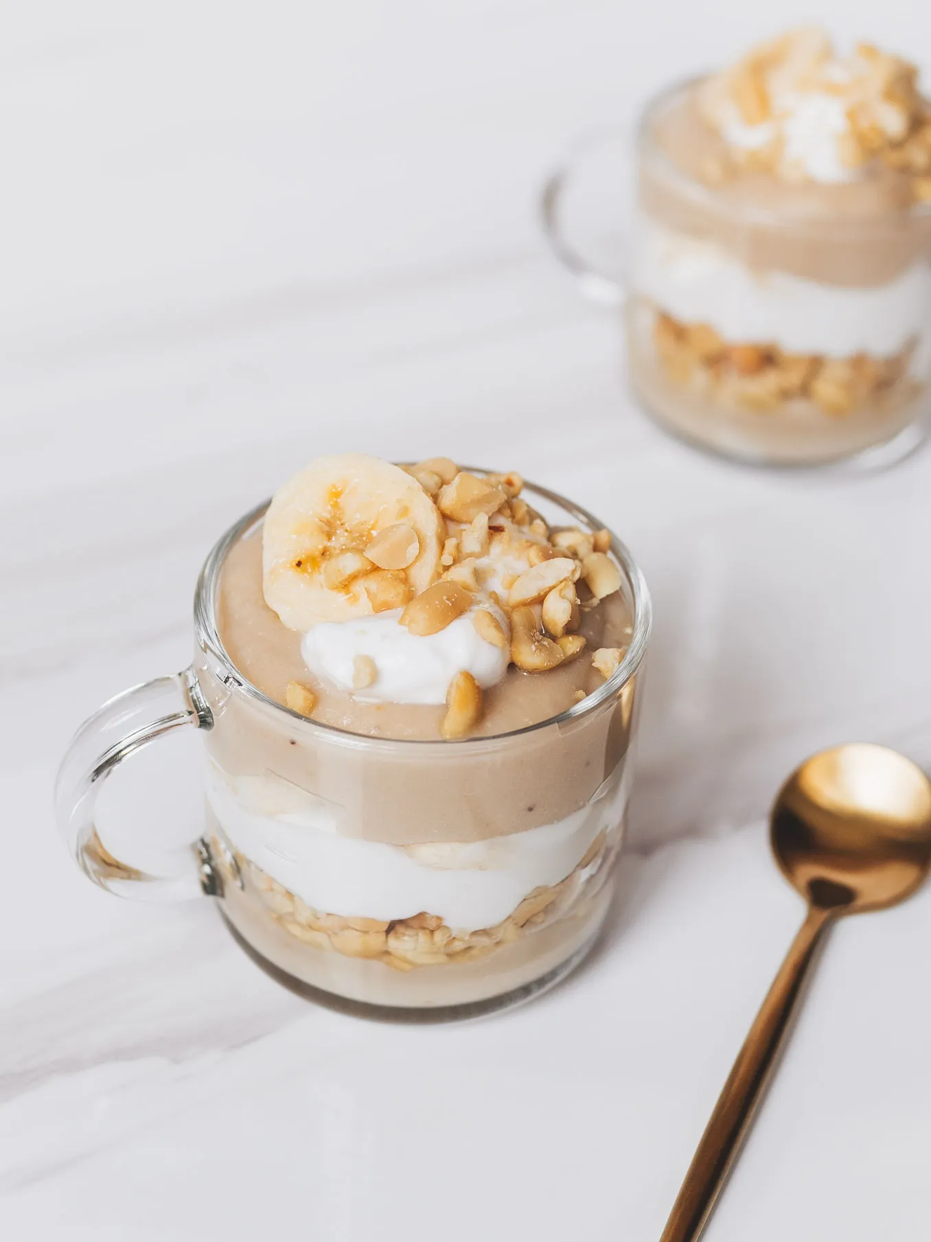 Peanut Butter Banana Pudding Parfait