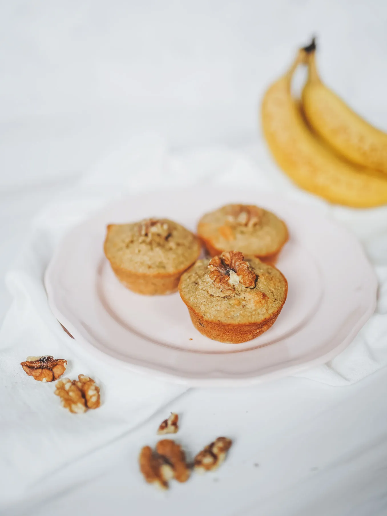 Gluten-Free Banana Walnut Muffins