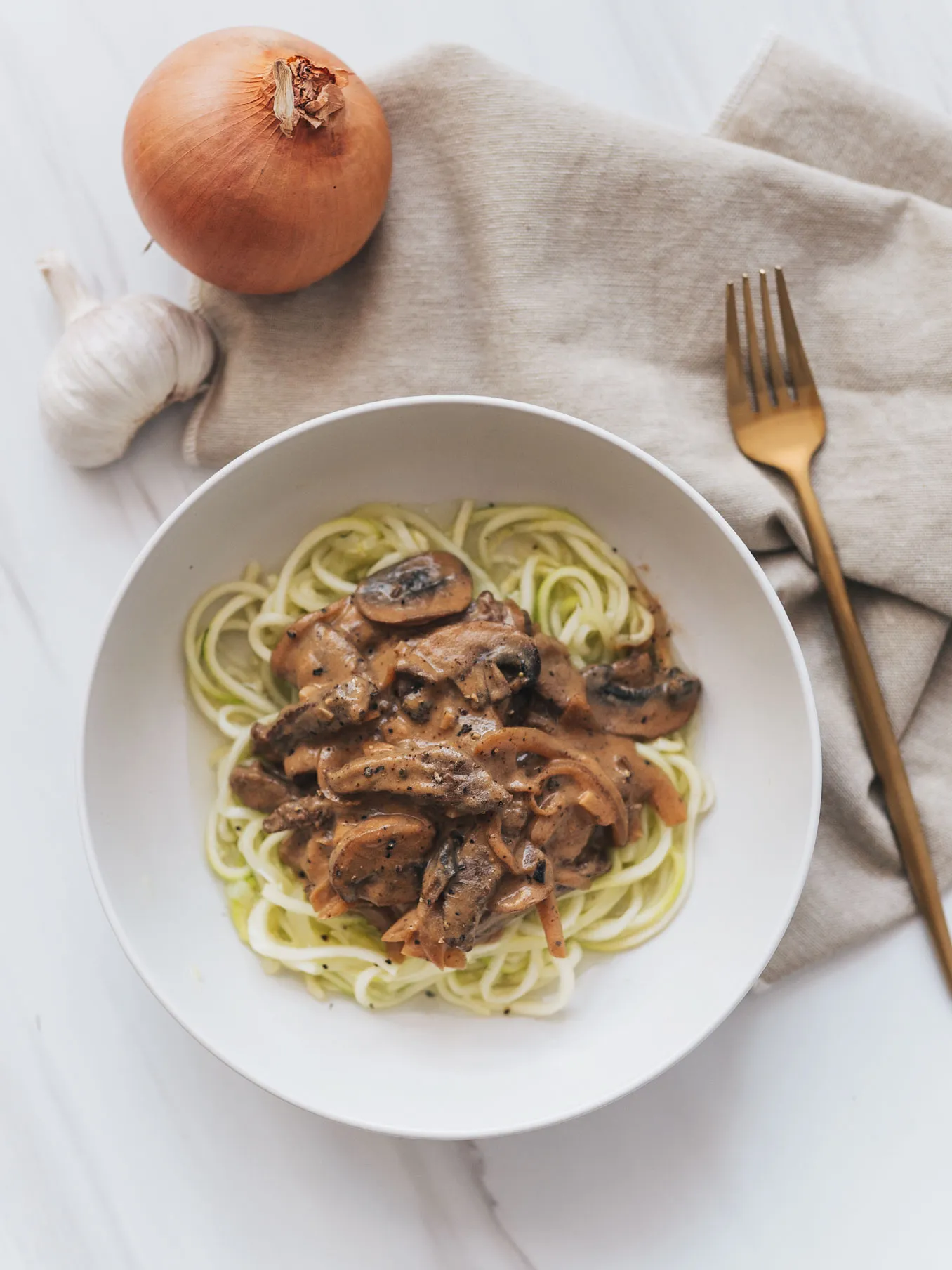 Healthy Beef Stroganoff 