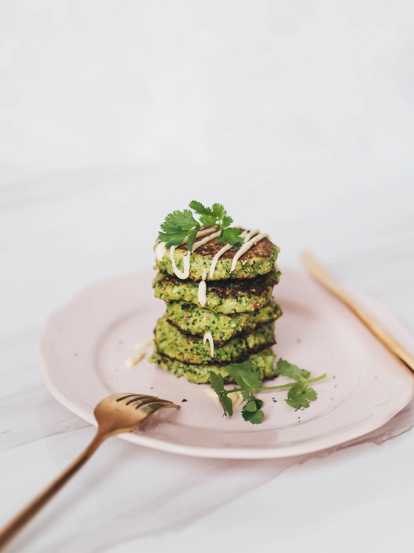 Cheesy Broccoli Fritters