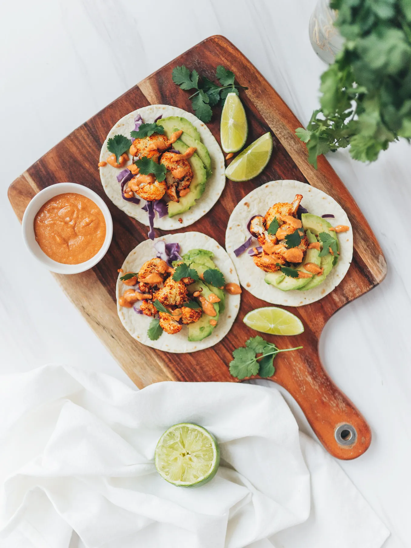 Chipotle Cauliflower Tacos