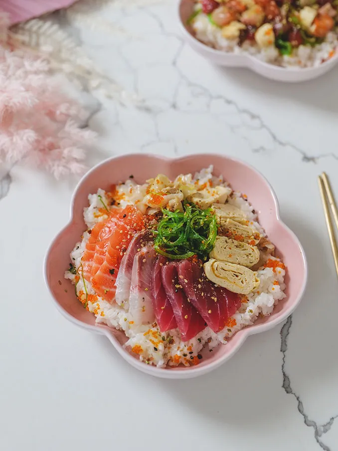 Sashimi Rice Bowl - Chirashi Don