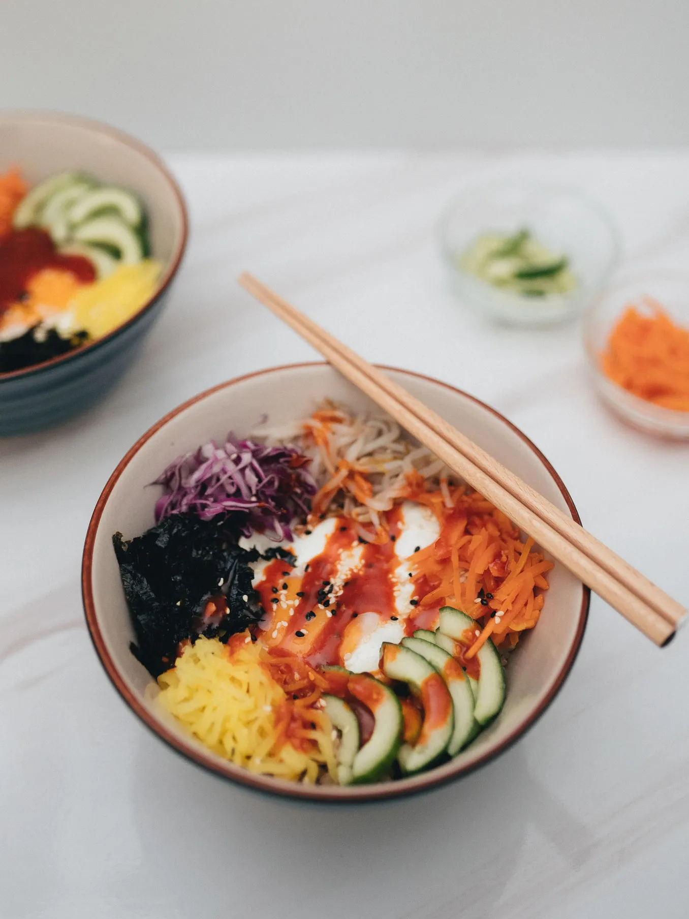 Healthy Bibimbap Rice Bowl