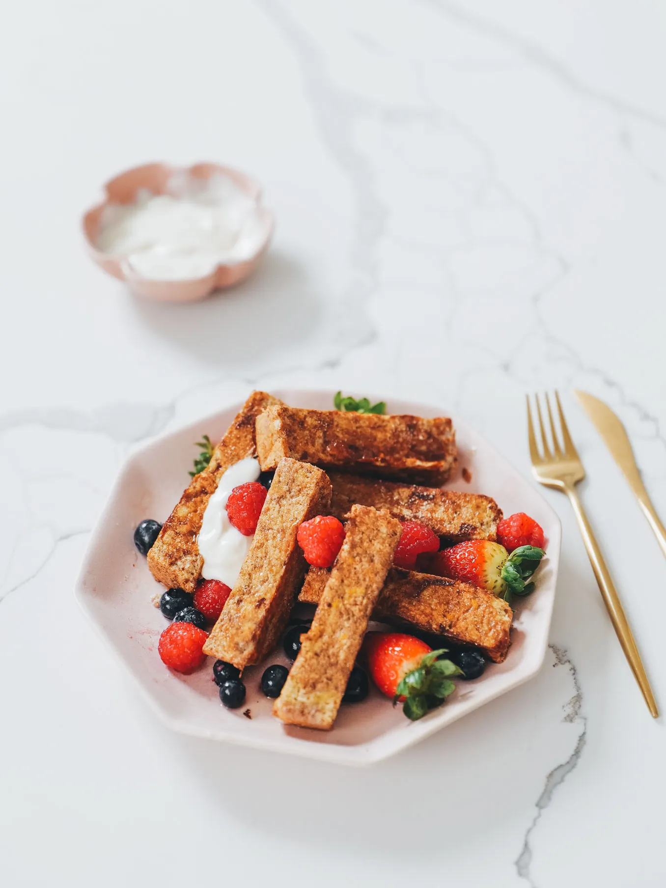 Healthy French Toast Sticks - High Protein