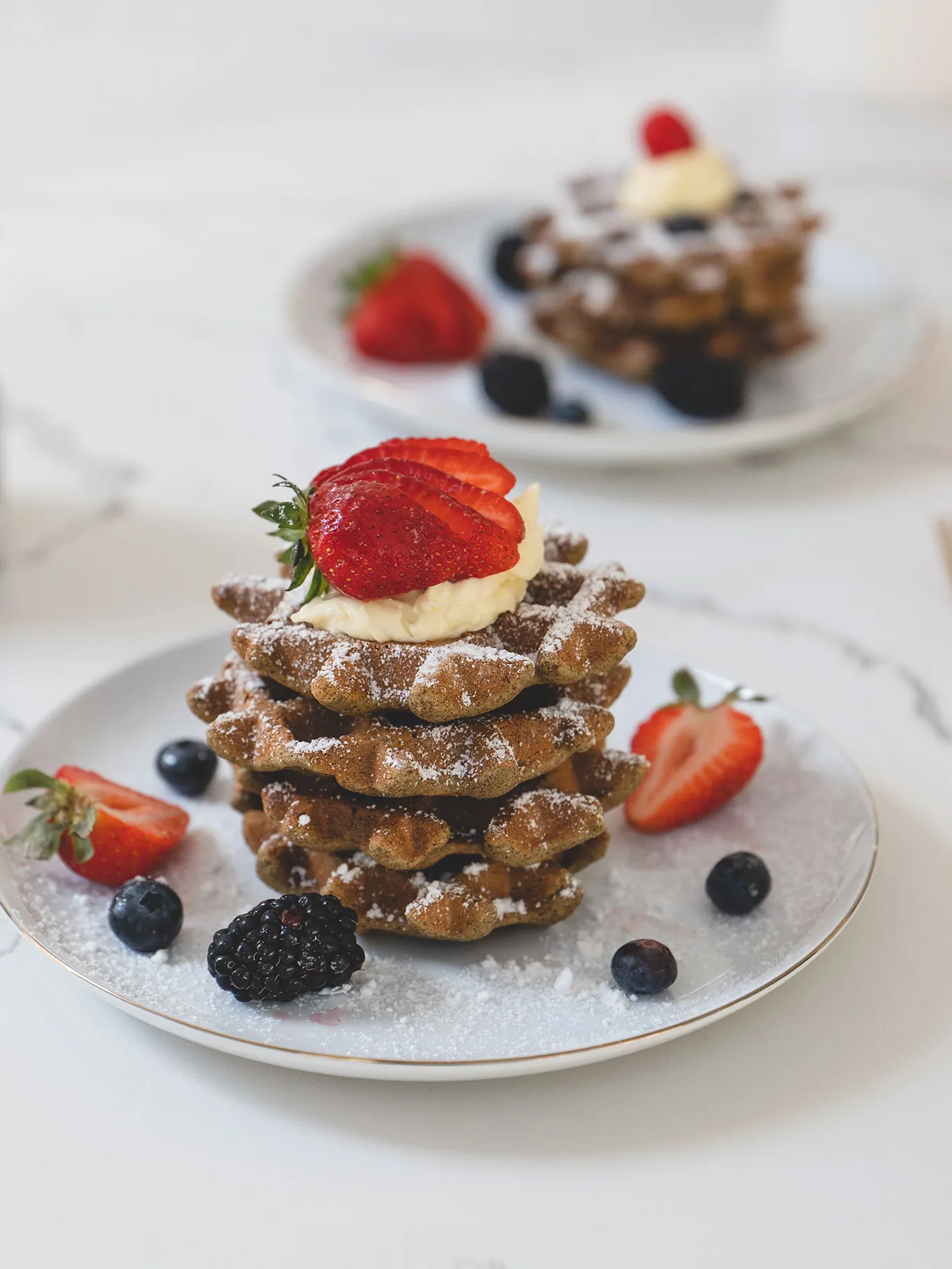 Low Carb High Protein Waffles - GF