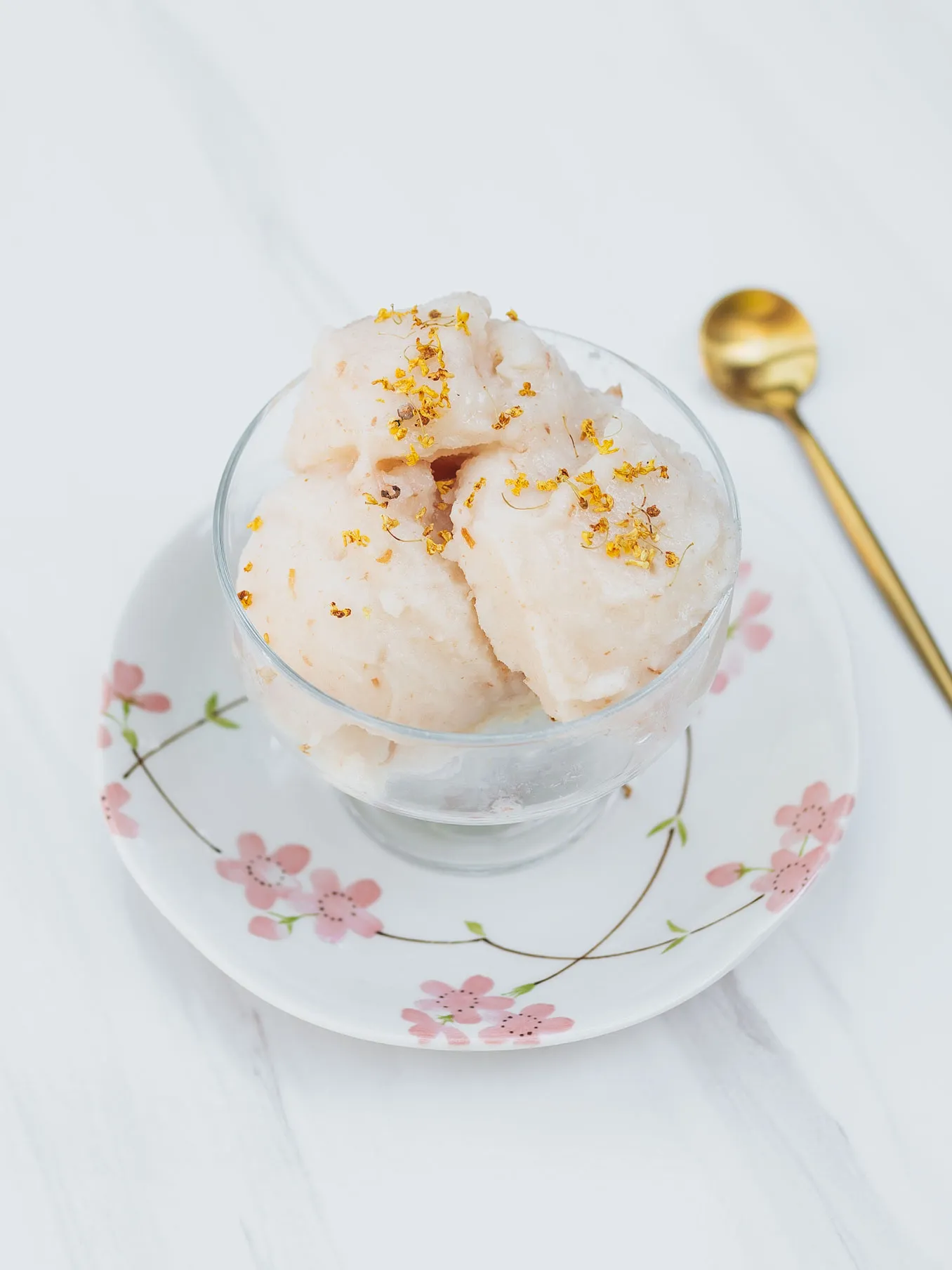 3 Ingredient Coconut Lychee Sorbet