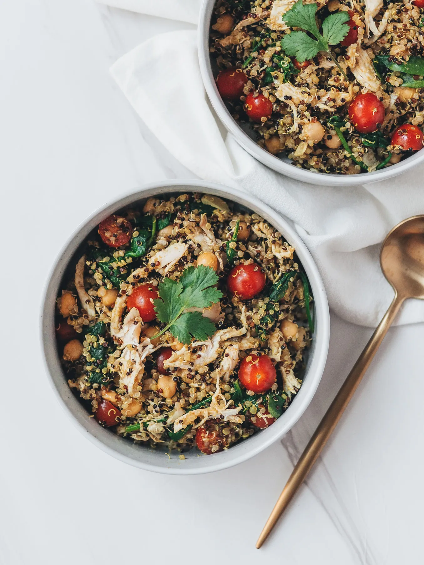 Moroccan Chicken Quinoa Salad