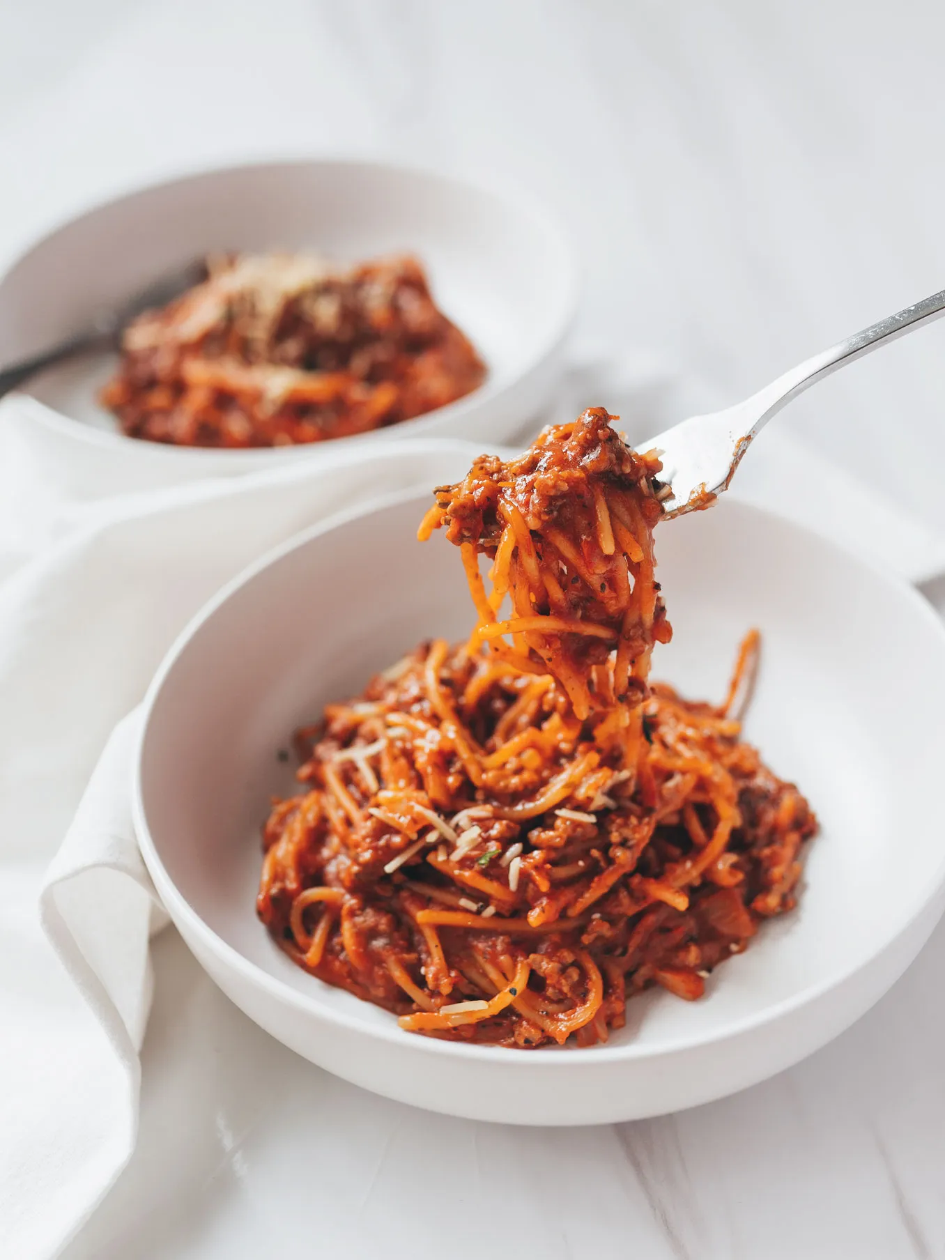 One Pot Spaghetti Bolognese