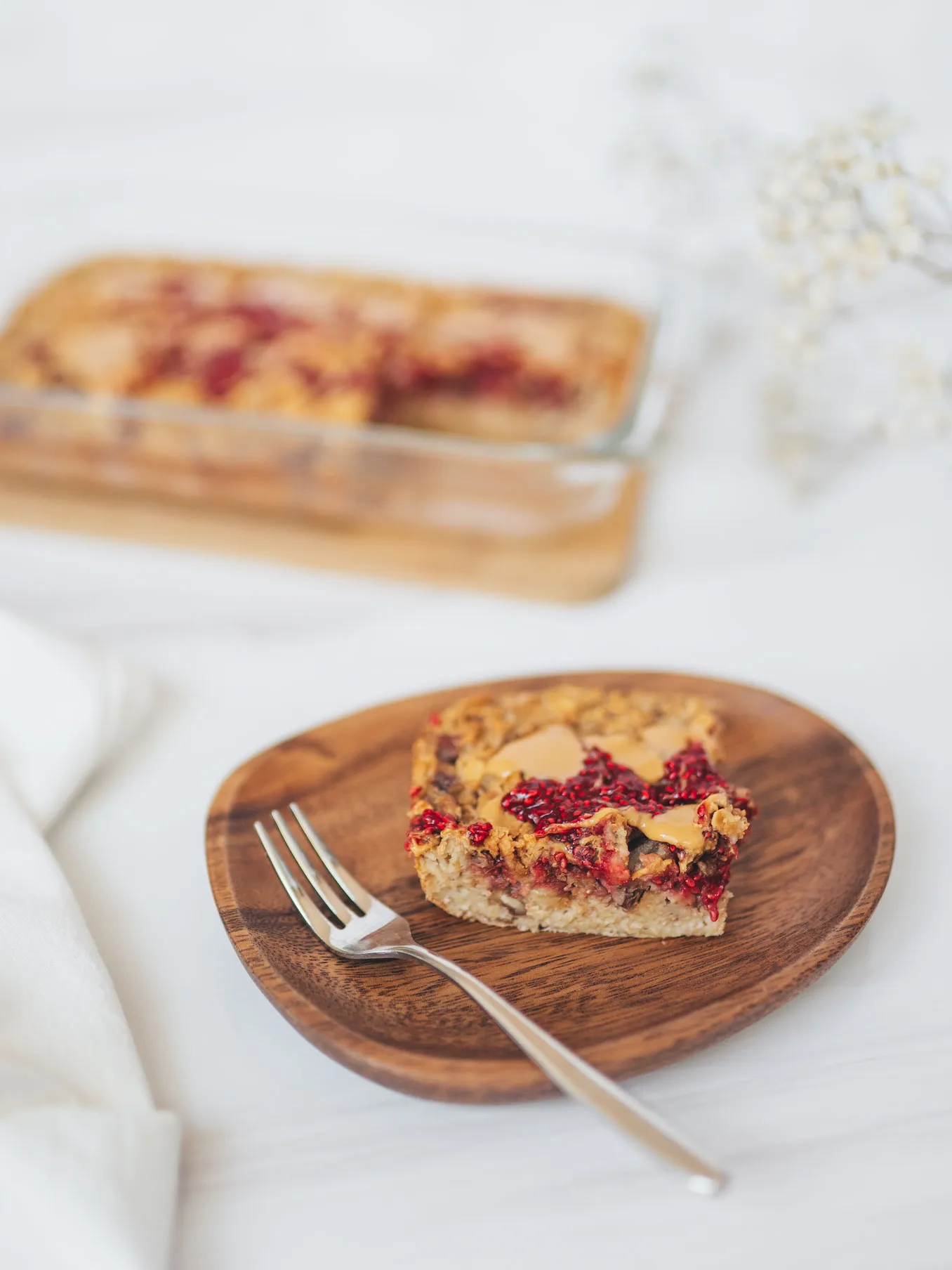 PB&J Baked Oats