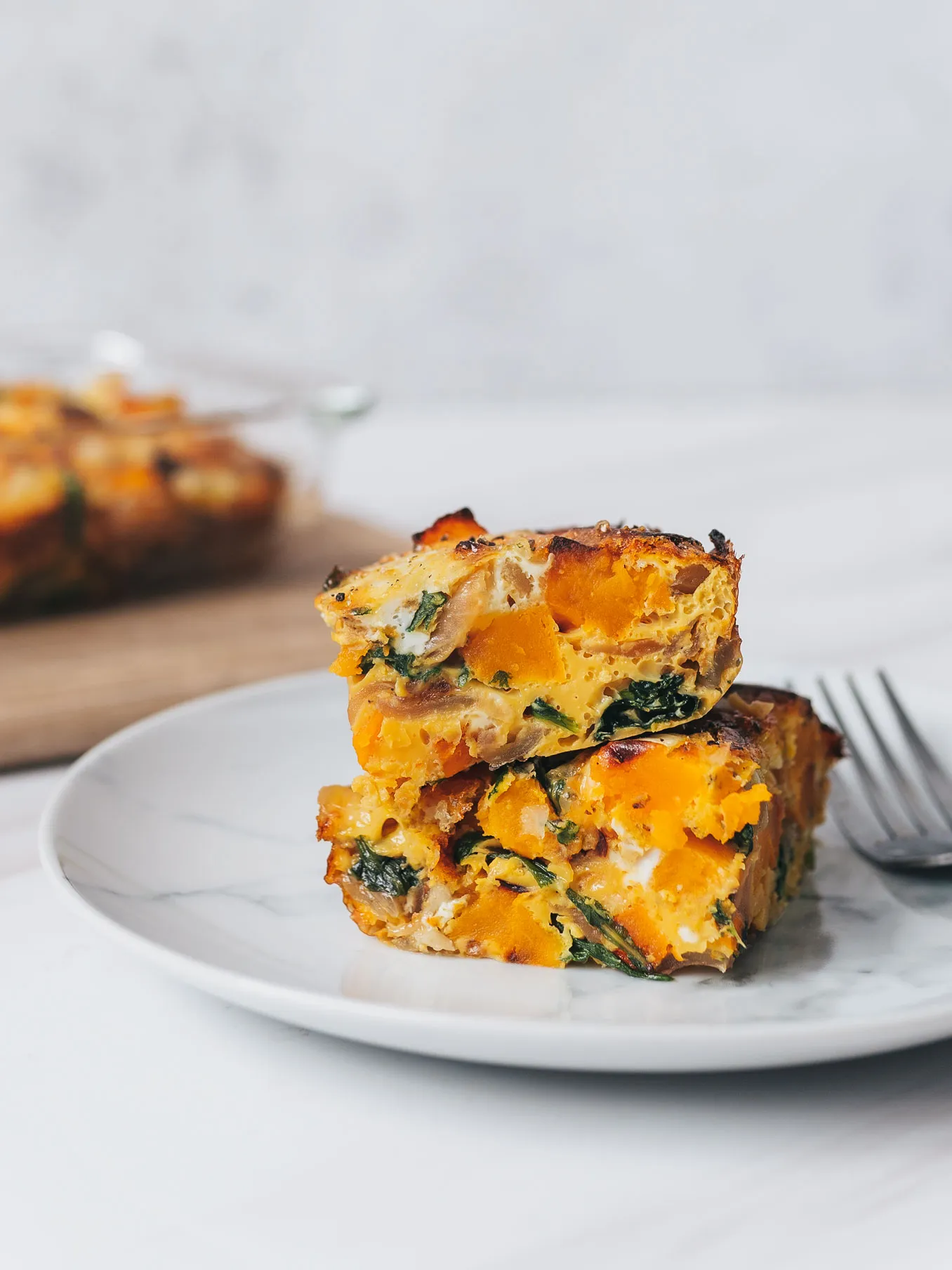 Pumpkin Spinach Frittata