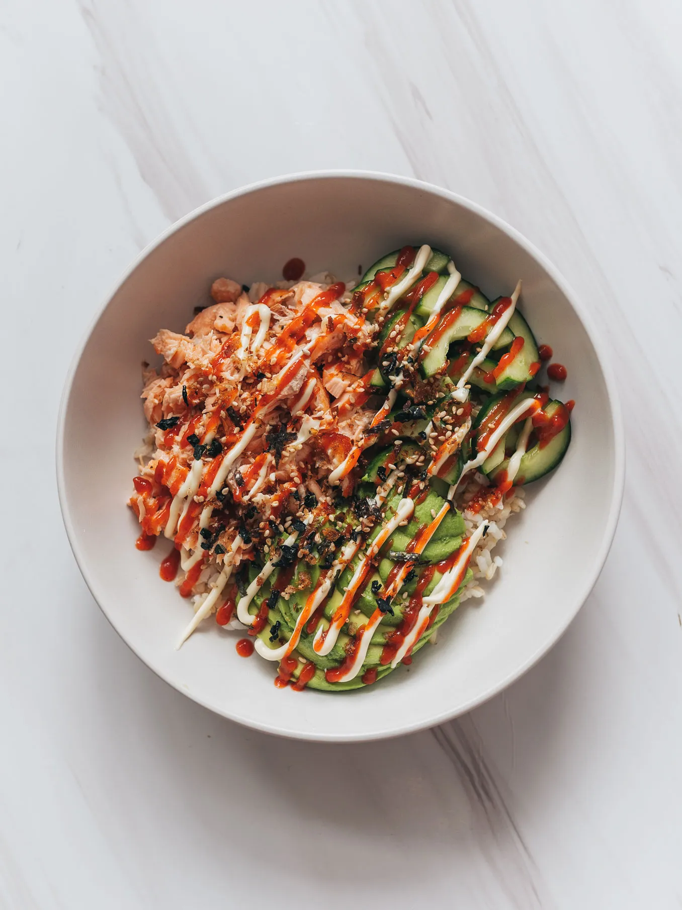 Easy Salmon Rice Bowl