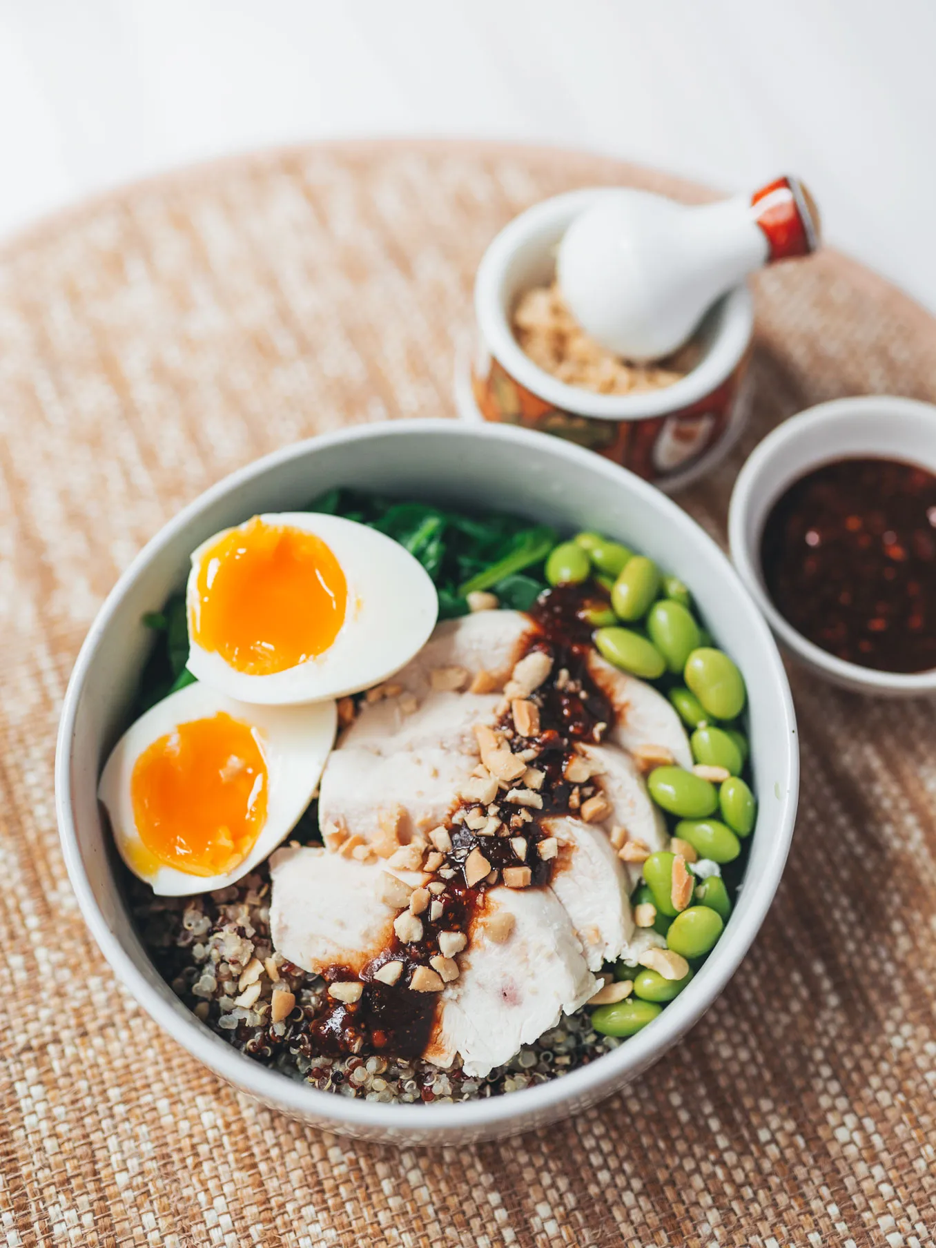 Satay Chicken Quinoa Bowl