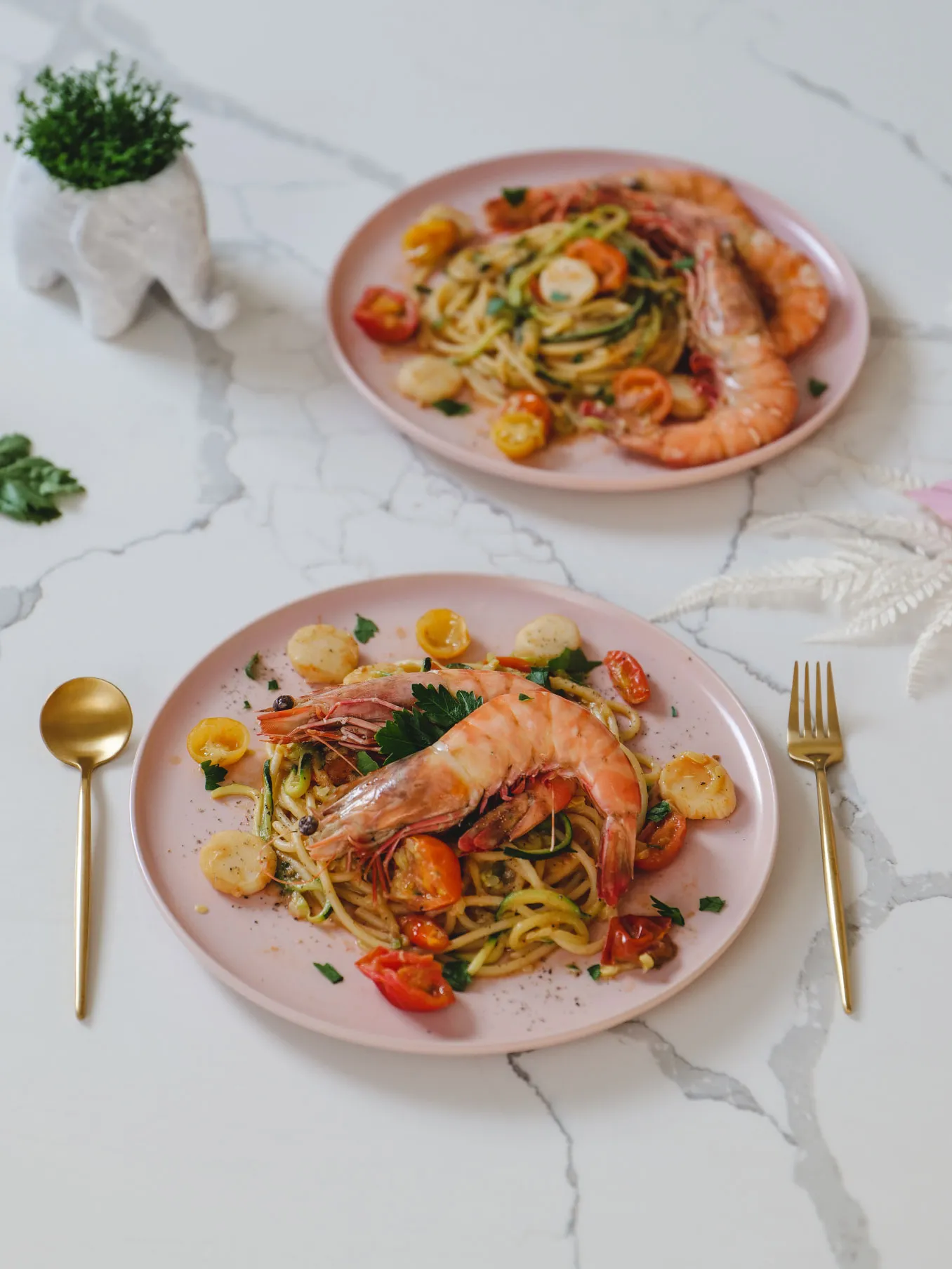 Shrimp Pasta & Zoodles Mix