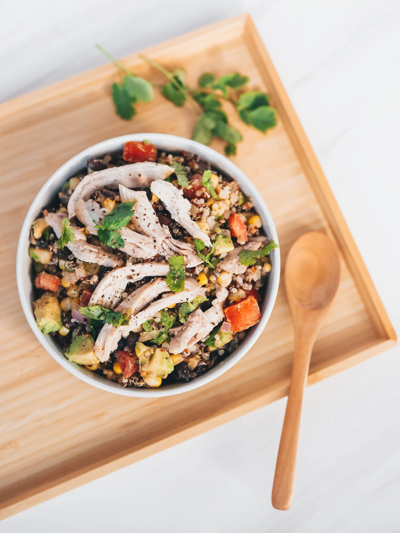 Tex Mex Chicken Quinoa Salad