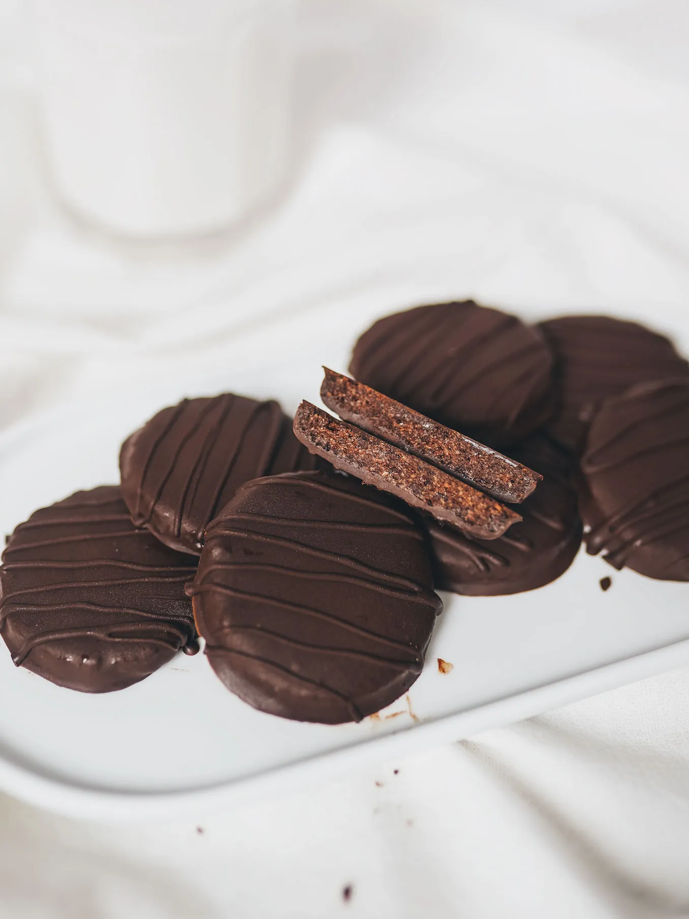 Healthy Thin Mints (Vegan + Gluten-Free)