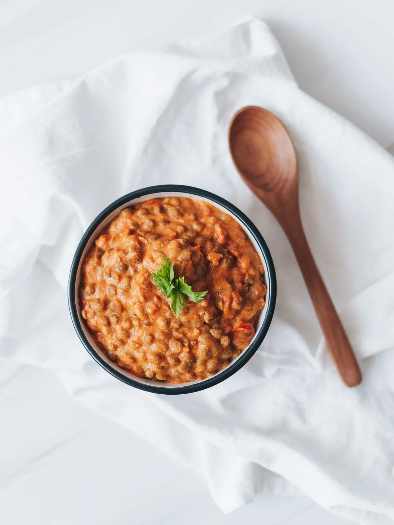 5-Ingredient Creamy Tomato Lentil Curry