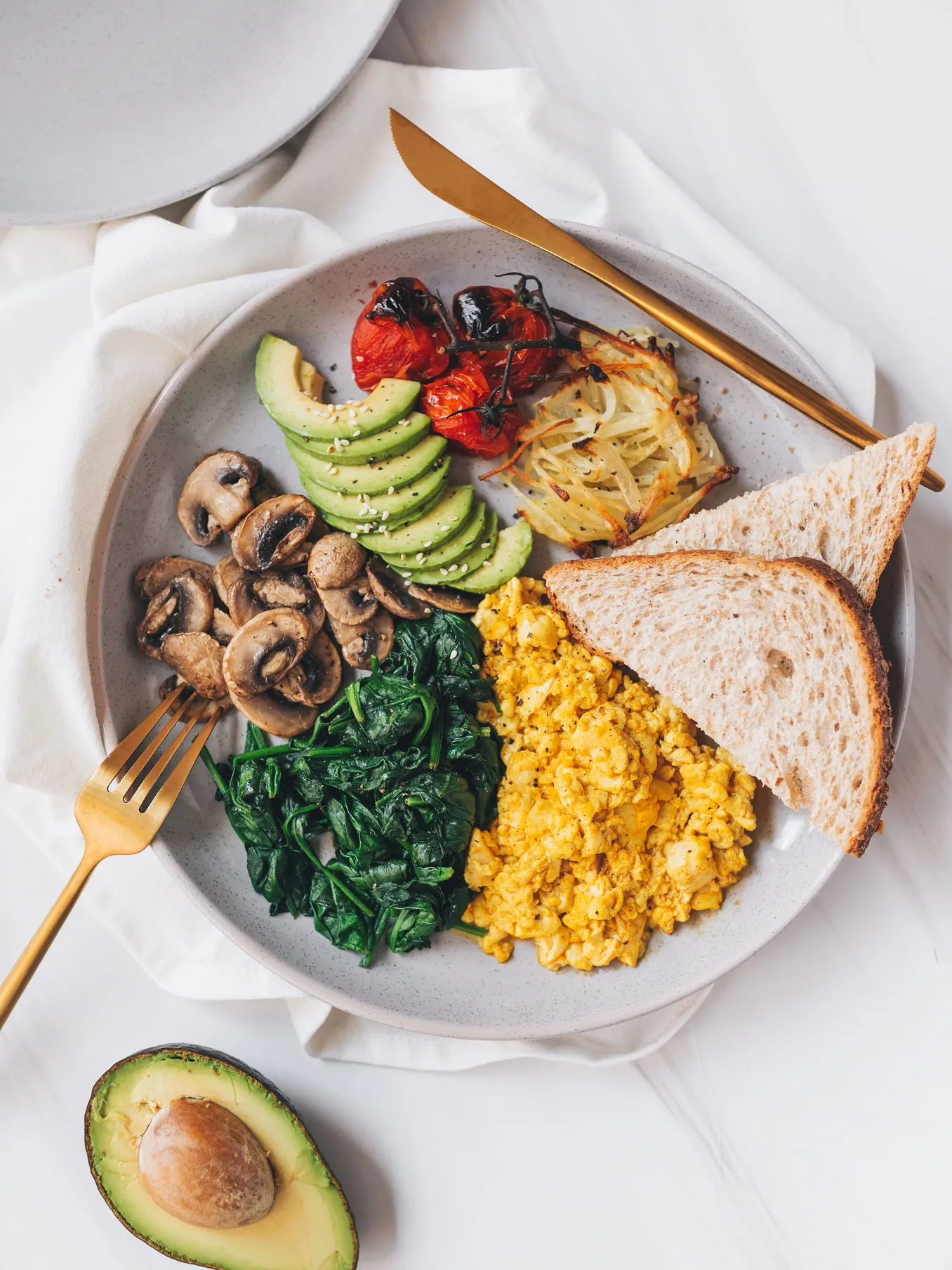 Vegan Breakfast Plate